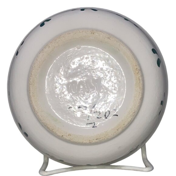 Hand-Painted Italian Ceramic Fruit-Themed Covered Dish - Picture 5 of 8